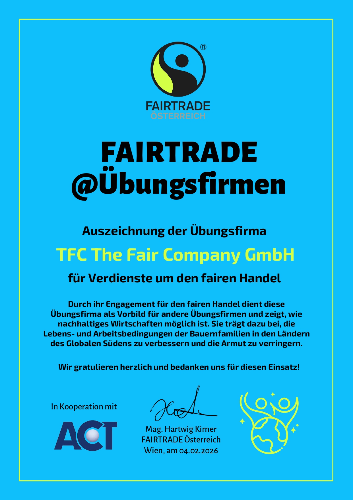 Urkunde FAIRTRADEÜbungsfirmen_TFC The Fair Company GmbH (1)_page-0001